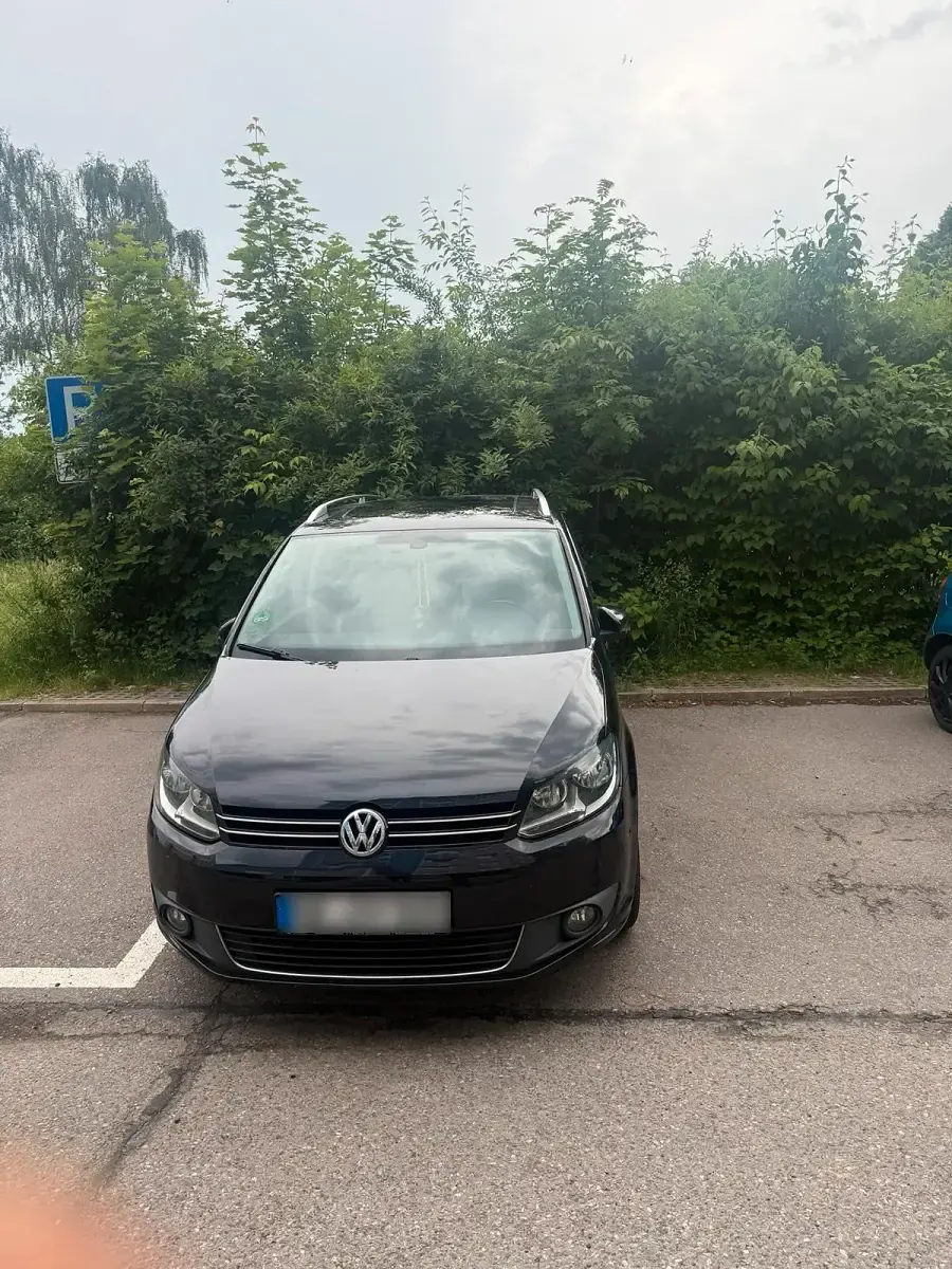 Gebraucht VW Touran 170 PS (125 kW) 2012 Schwarz Van / Kleinbus