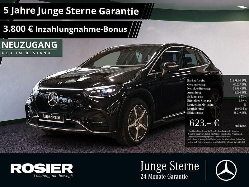 Gebraucht Mercedes EQE500 Premium Plus 300 kW (408 PS) 2024 Schwarz / obsidianschwarz SUV