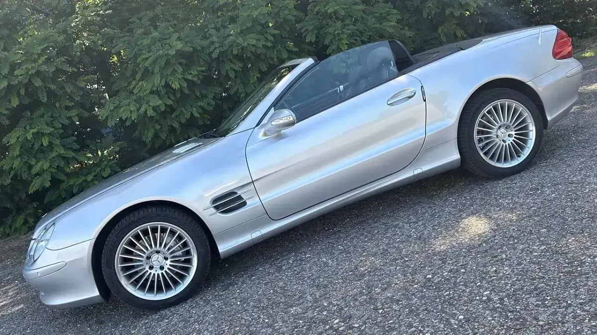 Gebraucht Mercedes SL350 245 PS (180 kW) 2003 Silber Cabrio