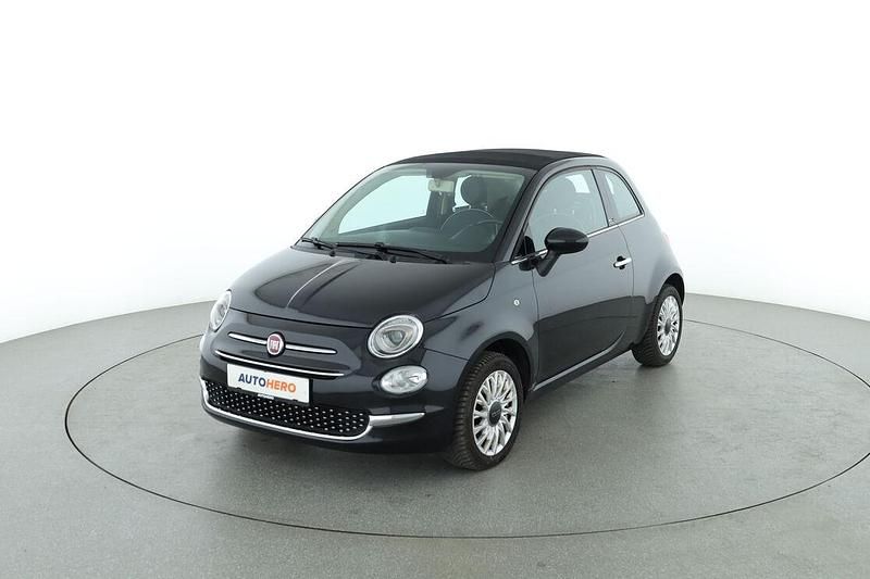 Schwarz Gebraucht 2018 Fiat 500C Lounge Cabrio | 13.070 € (Teuer) - Bild 1/3