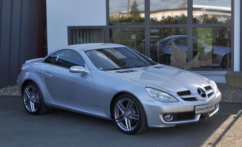 Silber Gebraucht 2005 Mercedes SLK200 Cabrio | 11.900 € (Teuer) - Bild 1/4