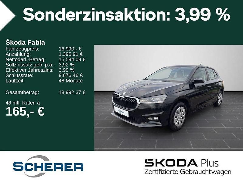 Schwarzmagic perleffekt (metallic) Gebraucht 2025 Skoda Fabia Essence Kleinwagen | 16.990 € (Guter Preis) - Bild 1/4