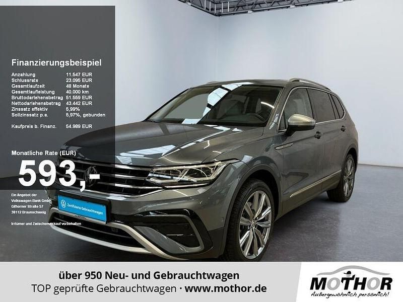 Platinum grey Gebraucht 2025 VW Tiguan Allspace Elegance SUV | 54.077 € - Bild 1/4