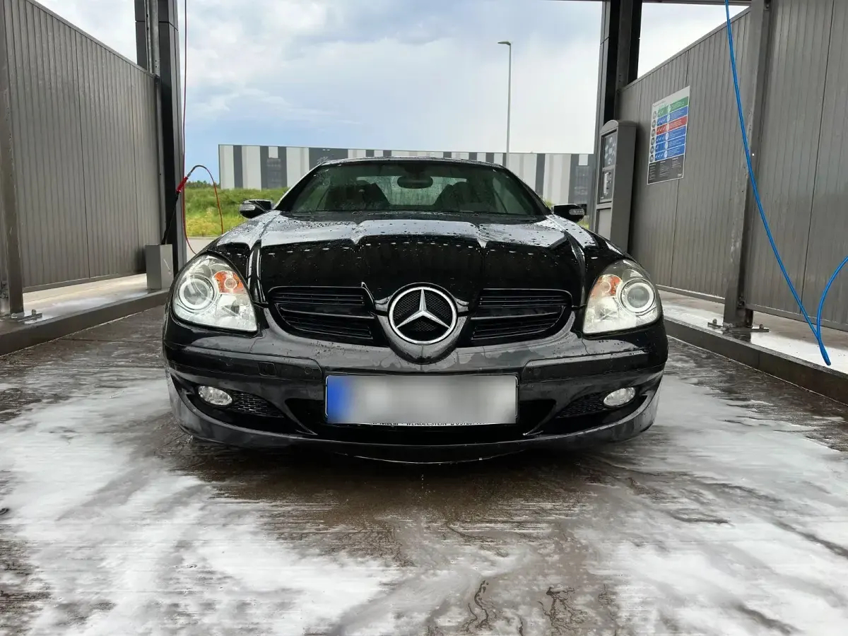 Gebraucht Mercedes SLK350 272 PS (200 kW) 2004 Schwarz Cabrio