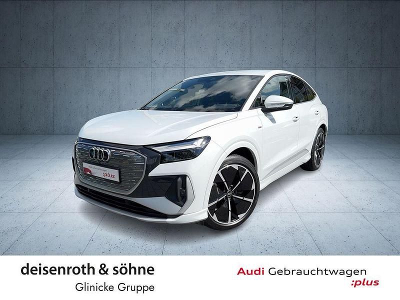 Weiß Gebraucht 2022 Audi Q4 Sportback e-tron S-Line SUV | 28.760 € (Fairer Preis) - Bild 1/4