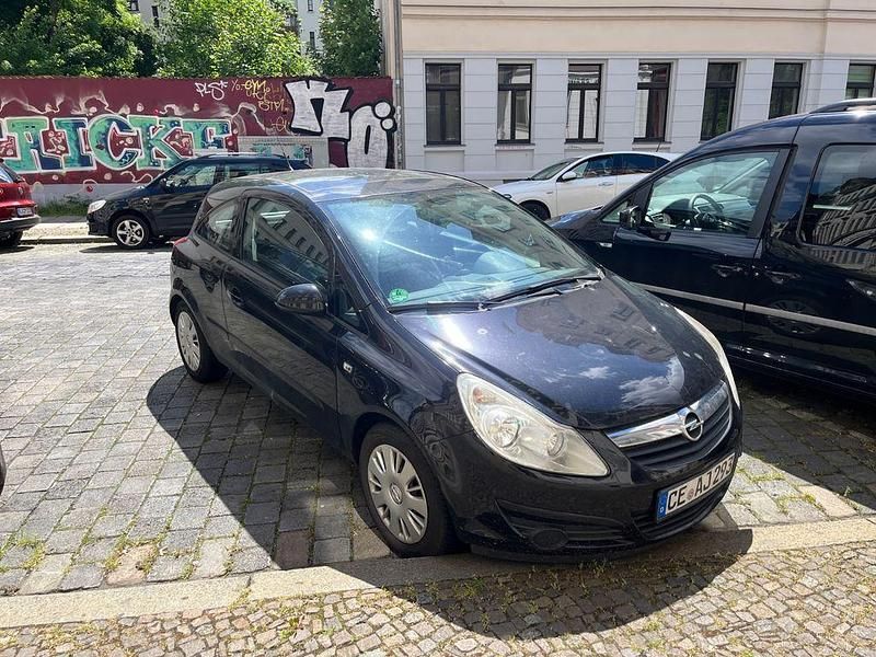 Schwarz Gebraucht 2007 Opel Corsa Cosmo Limousine | 600 € (Superpreis) - Bild 1/4