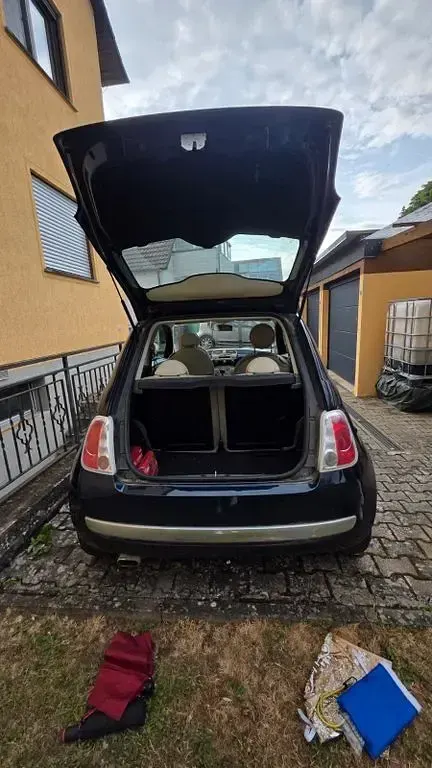 Gebraucht Fiat 500 Lounge 69 PS (50 kW) 2012 Blau Kleinwagen