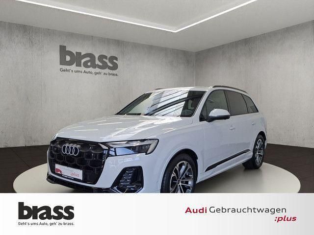 Gletscherweiß metallic Gebraucht 2024 Audi Q7 S-Line SUV | 68.400 € (Guter Preis) - Bild 1/4