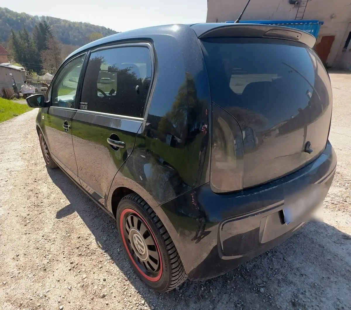 Gebraucht VW up! high up! 75 PS (55 kW) 2012 Schwarz Kleinwagen