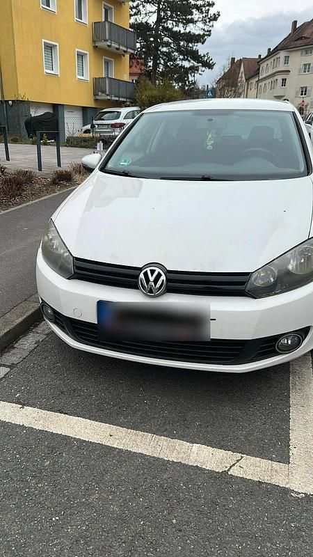 Gebraucht VW Golf VI 122 PS (89 kW) 2009 Weiß Kleinwagen