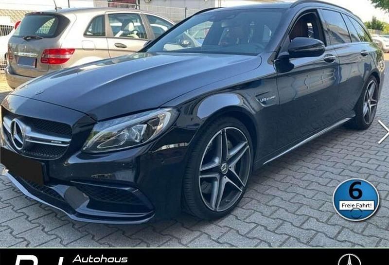 Obsidianschwarz lack Gebraucht 2017 Mercedes C63 AMG AMG Kombi | 43.880 € (Guter Preis) - Bild 1/4