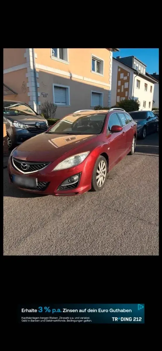 Używany Mazda 6 163 KM (119 kW) 2012 Czerwony Kombi