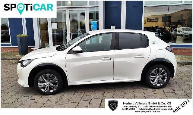 Gebraucht Peugeot e-208 Allure 100 kW (136 PS) 2021 Weiß Kleinwagen
