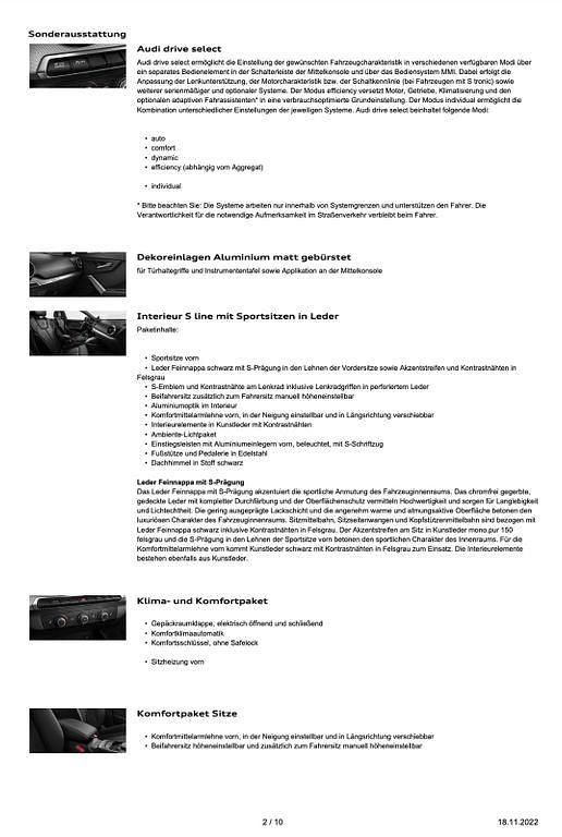 Gebraucht Audi Q2 S-Line 190 PS (139 kW) 2022 Blau SUV