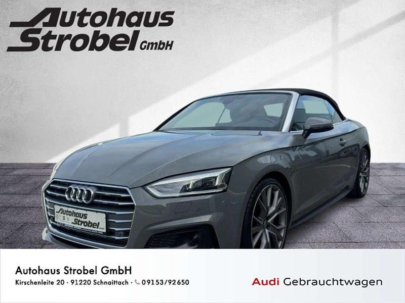 Quantumgrau Gebraucht 2019 Audi A5 Cabriolet S-Line Cabrio | 33.990 € (Fairer Preis) - Bild 1/3