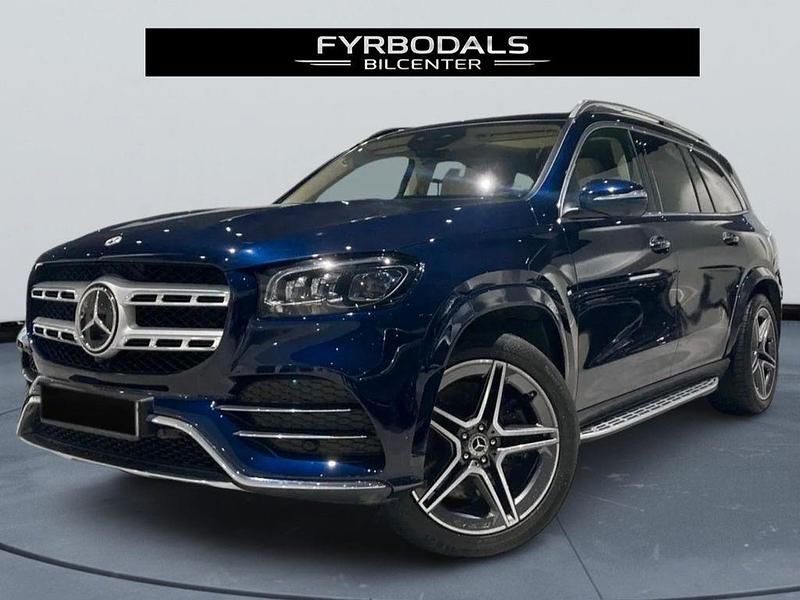 Blau Gebraucht 2022 Mercedes GLS400 AMG SUV | 79.900 € (Fairer Preis) - Bild 1/2