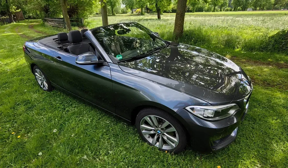 Gebraucht BMW 220 Sport Line 184 PS (135 kW) 2016 Grau Cabrio