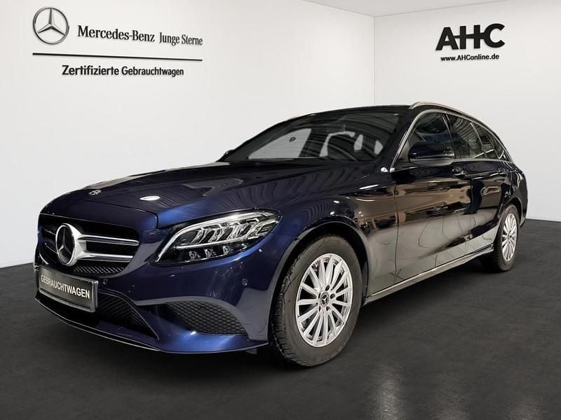 Cavansitblau metallic Gebraucht 2019 Mercedes C200 Kombi | 24.490 € (Guter Preis) - Bild 1/4