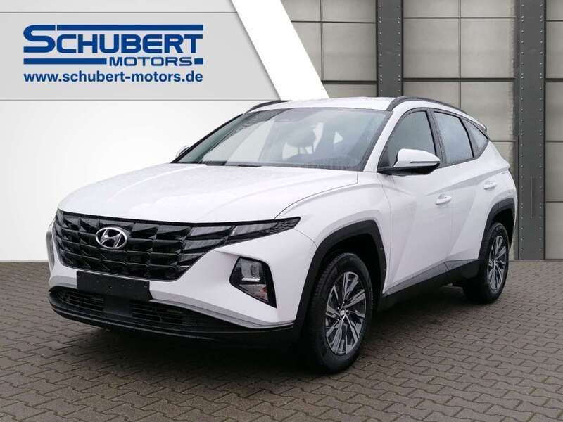 Atlas white Gebraucht 2023 Hyundai Tucson SUV | 39.489 € - Bild 1/4