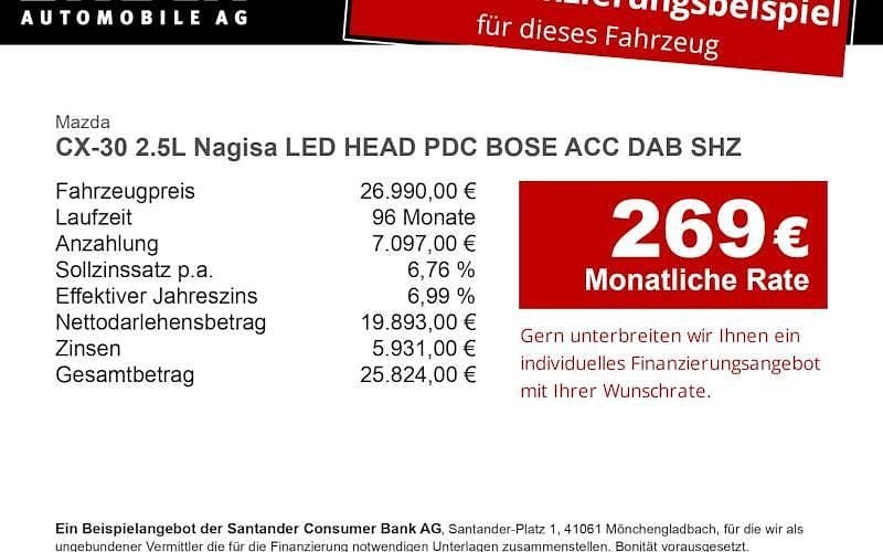 Gebraucht Mazda CX-30 Nagisa 140 PS (102 kW) 2025 Grau SUV