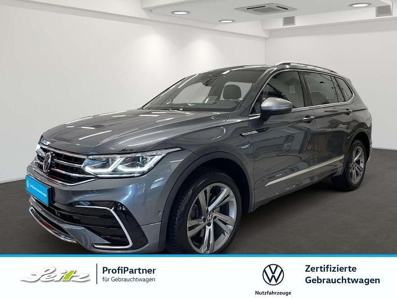 Grau Gebraucht 2022 VW Tiguan Allspace R-line SUV | 34.390 € (Fairer Preis) - Bild 1/3