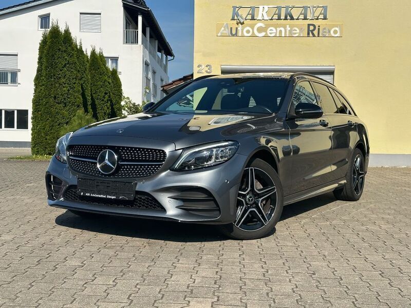 Selenitgrau metalliclack Gebraucht 2021 Mercedes C220 AMG line Kombi | 31.990 € (Fairer Preis) - Bild 1/4