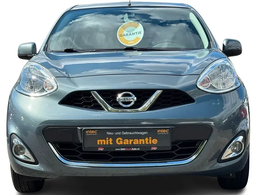 Gebraucht Nissan Micra Acenta 80 PS (58 kW) 2017 Grün Kleinwagen