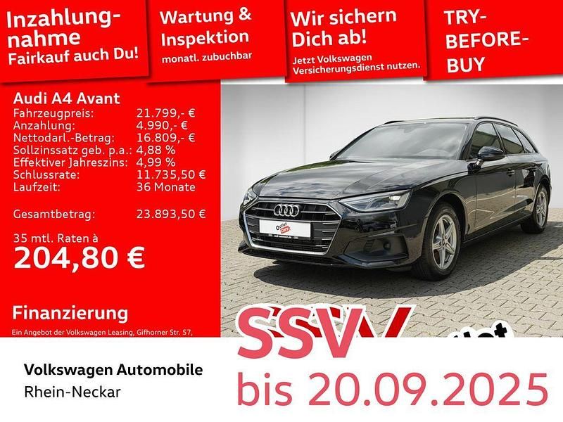 Schwarz Gebraucht 2022 Audi A4 Kombi | 21.799 € (Superpreis) - Bild 1/2