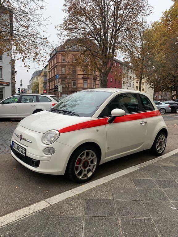 Weiß Gebraucht 2007 Fiat 500 Lounge Kleinwagen | 4.600 € (Guter Preis) - Bild 1/4