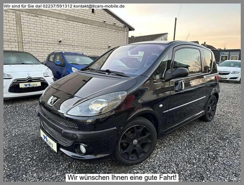 Farbe schwarz obsidien/metalli Gebraucht 2007 Peugeot 1007 RC Kleinwagen | 3.800 € (Fairer Preis) - Bild 1/4