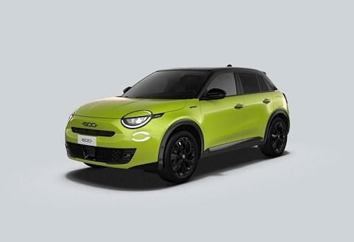 Neu Fiat 600 Sport 145 PS (106 kW) 2025 Grün (acid grün/dach schwarz) SUV