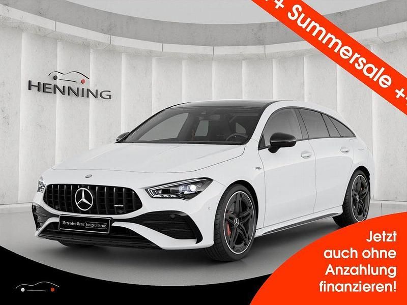 Weiß Gebraucht 2024 Mercedes CLA35 AMG Premium Limousine | 49.880 € (Guter Preis) - Bild 1/4