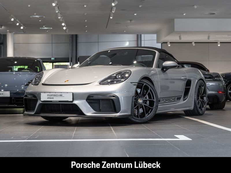 Gtsilbermetallic Gebraucht 2023 Porsche 718 Spyder Sport Cabrio | 109.690 € (Fairer Preis) - Bild 1/4