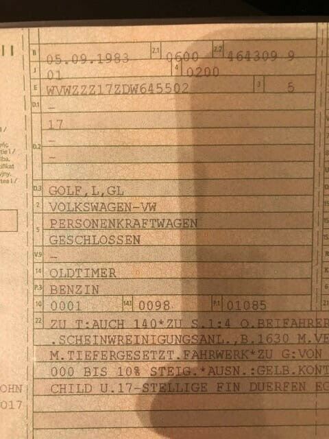 Gebraucht VW Golf II 54 PS (39 kW) 1983 Rot Kleinwagen