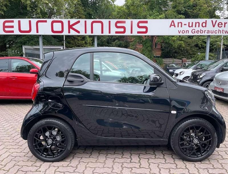 Schwarz Gebraucht 2019 Smart ForTwo Coupé Prime Kleinwagen | 23.300 € - Bild 1/4