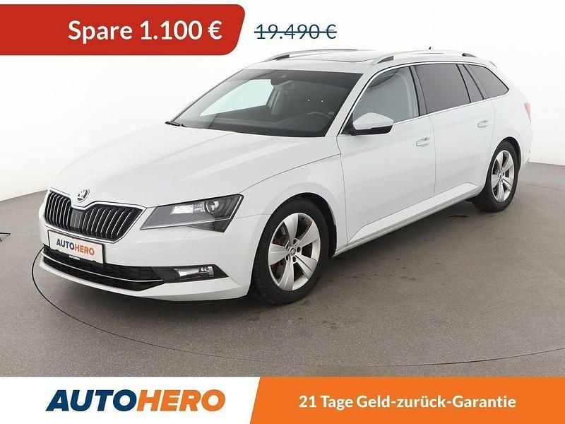 Weiß Gebraucht 2018 Skoda Superb Style Kombi | 17.980 € (Fairer Preis) - Bild 1/3