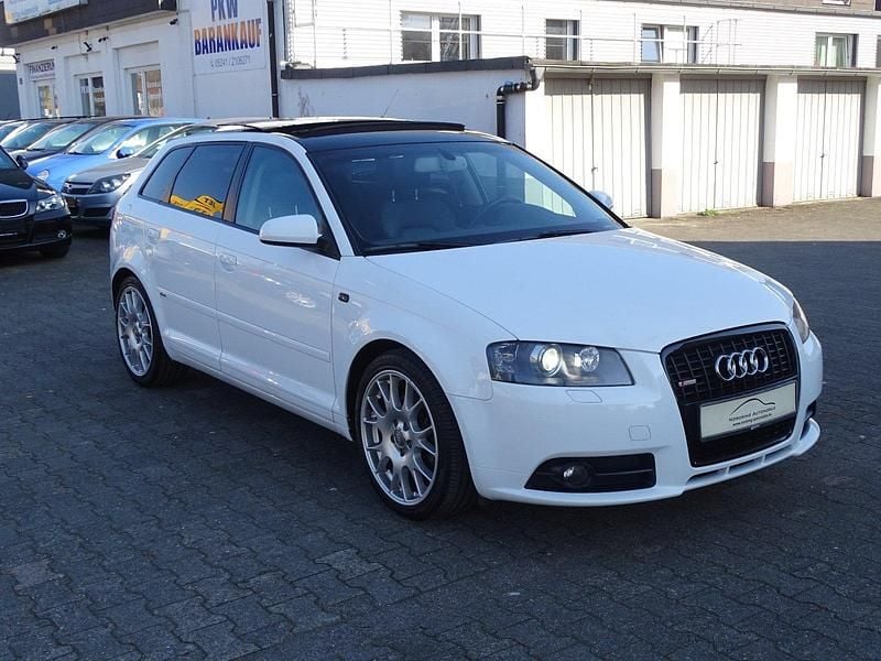 Gebraucht Audi A3 S-Line 170 PS (125 kW) 2008 Weiß Kleinwagen