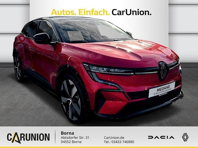 Gebraucht Renault Megane E-Tech Techno 160 kW (218 PS) 2024 Dezirrot metallic, black pearlschwarz metallic Limousine