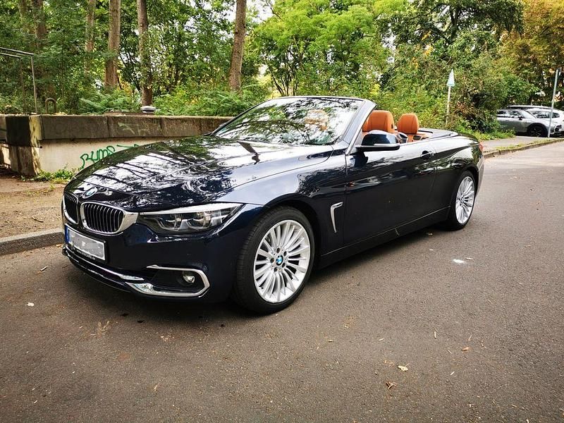 Blau Gebraucht 2018 BMW 420 Luxury Line Cabrio | 27.500 € (Etwas zu teuer) - Bild 1/4