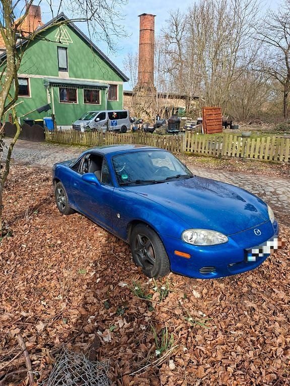 Gebraucht Mazda MX5 110 PS (80 kW) 2002 Blau Cabrio