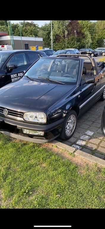 Schwarz Gebraucht 1998 VW Golf Cabriolet Cabrio | 1.000 € (Superpreis) - Bild 1/4