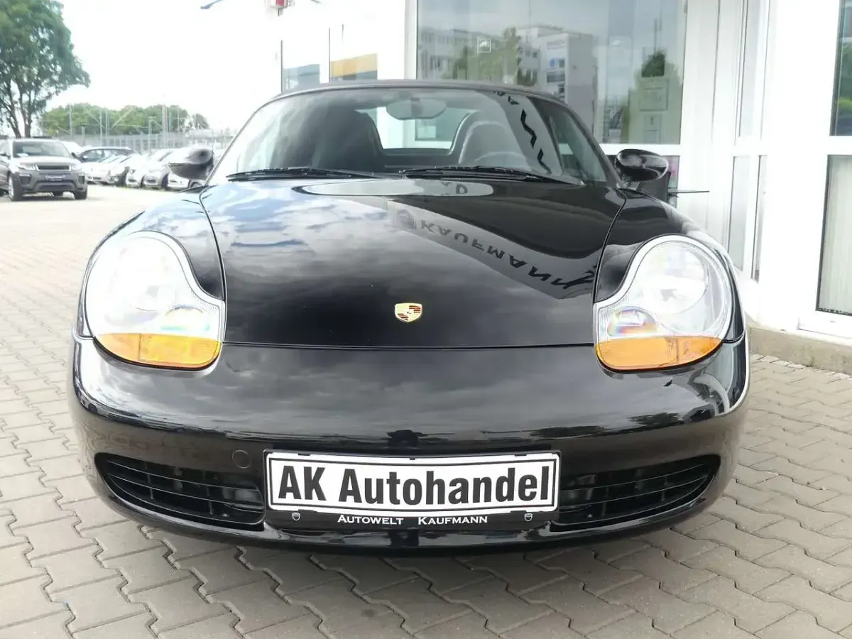 Gebraucht Porsche Boxster 220 PS (161 kW) 2000 Schwarz Cabrio