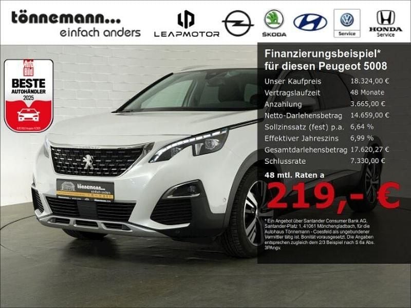 Weiss Gebraucht 2019 Peugeot 5008 Allure SUV | 18.324 € (Fairer Preis) - Bild 1/4