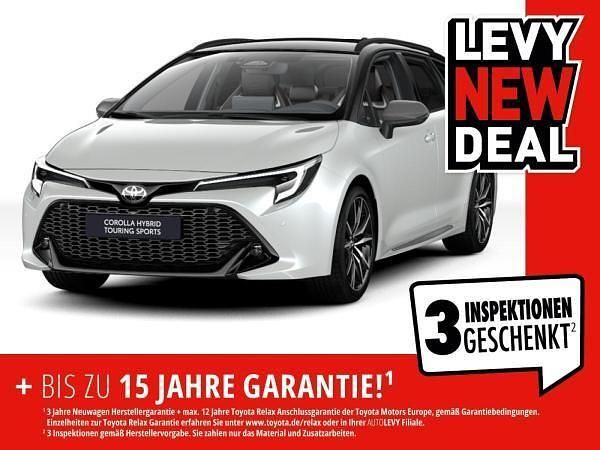 Weiß (platinumweiß perleffekt, dach schwarz) Neu 2025 Toyota Corolla Sport Kombi | 37.590 € - Bild 1/4