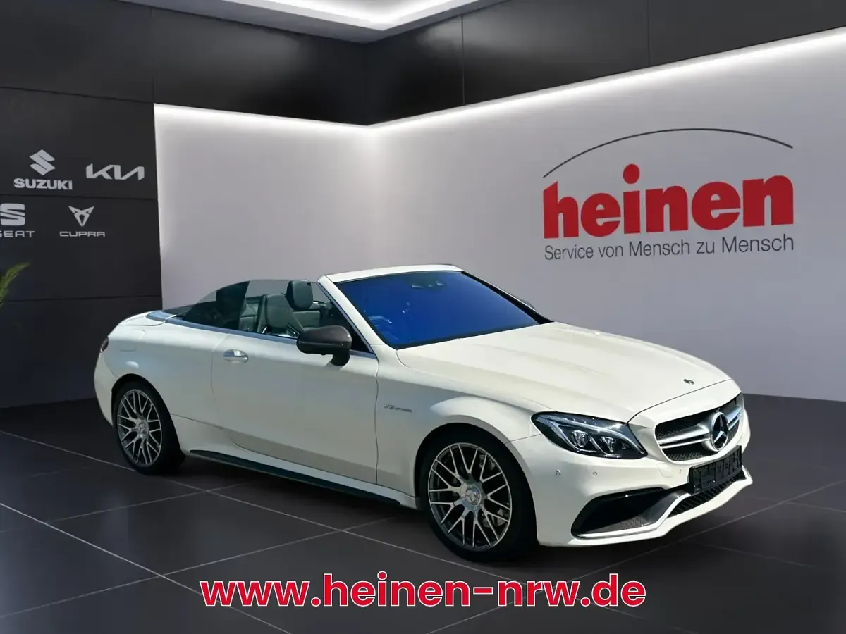 Gebraucht Mercedes C63 AMG AMG 476 PS (350 kW) 2017 Weiß Cabrio