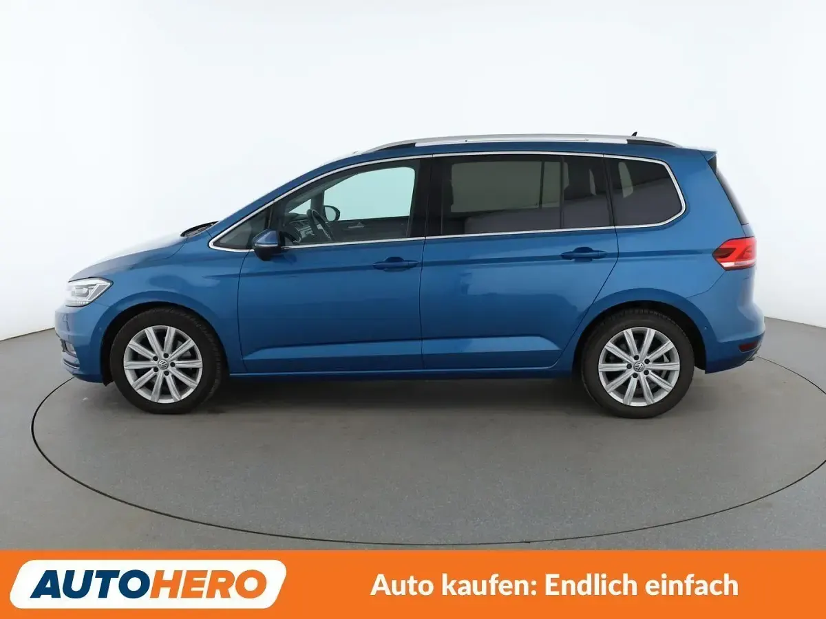 Gebraucht VW Touran Highline 179 PS (131 kW) 2017 Blau Van / Kleinbus