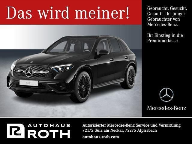 Schwarz Gebraucht 2023 Mercedes GLC220 AMG Line Premium Plus SUV | 53.900 € (Guter Preis) - Bild 1/4