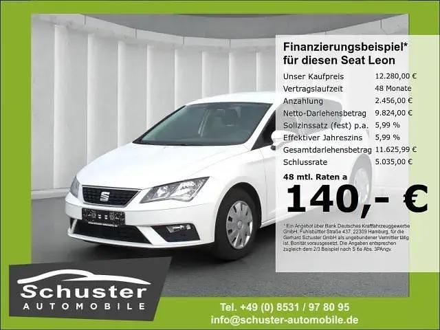Weiss Gebraucht 2018 Seat Leon Limousine | 12.280 € (Superpreis) - Bild 1/1