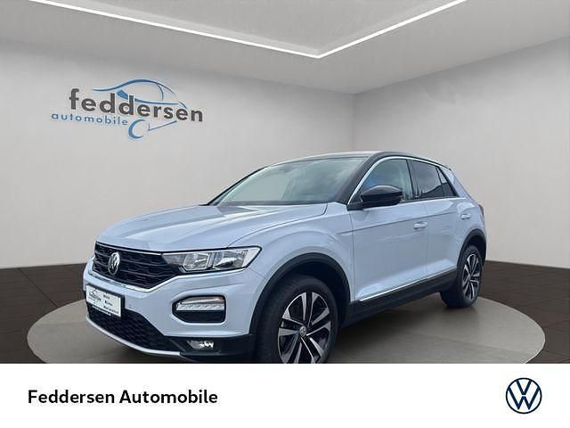 White silver metallic (metallic) Gebraucht 2020 VW T-Roc United SUV | 19.450 € (Fairer Preis) - Bild 1/4