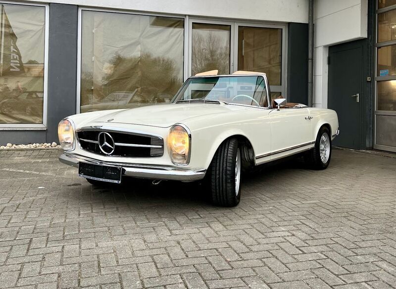 Gebraucht Mercedes SL280 170 PS (125 kW) 1968 Weiß Cabrio